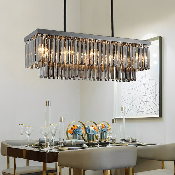 Rectangular Modern Chandelier Ha085002