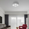 9 1 Inch Peg 4 Light Led Flush Mount Ceiling Light For Bathroom