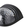 Modern Solar Powered Black Wall Fence Lights 4 Pack