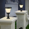Round Modern Solar Fence Post Light Ha076261