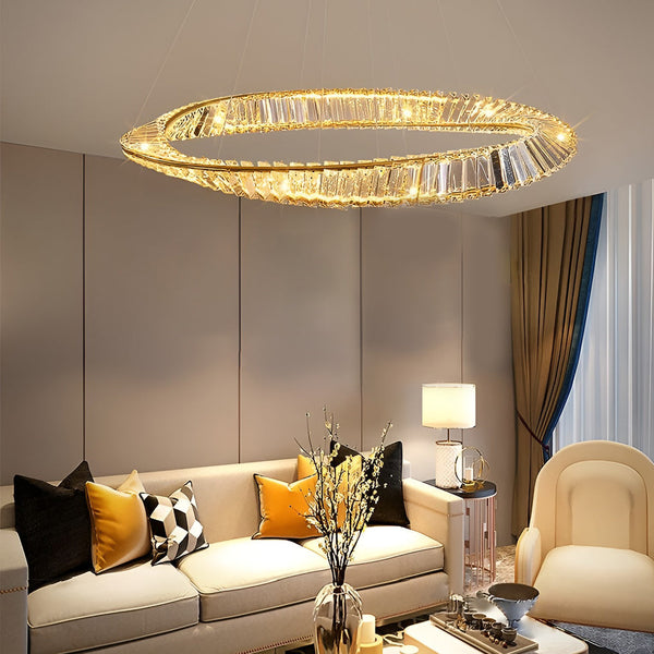 Creative Ring Modern Crystal Chandelier Li001965