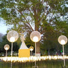 1 Light Solar Dandelion Sphere Garden Stakes Outdoor Lights