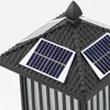 Retro Vintage Solar Fence Light Ha093283