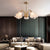Flowers Glass Shade Chandelier Light Li002529