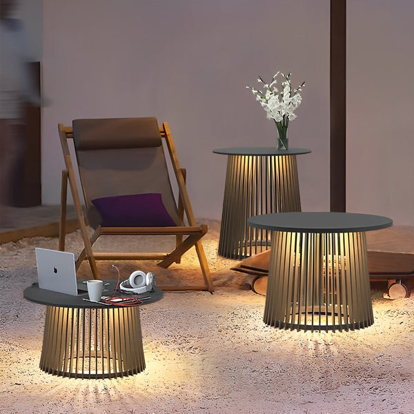 Round Solar Outdoor Lantern Ha088201