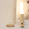 Wood Stick Motion Sensor Night Light Usb Portable Magnetic Wall Lamp