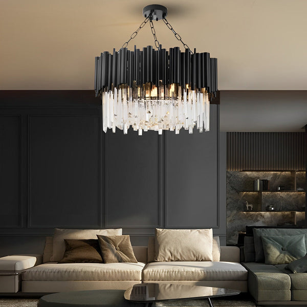 Circular Clear Modern Chandelier Ha084710