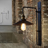 Black Retro Industrial Wall Lamp Ha076411