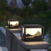 Square Mountain Scenery Solar Post Caps Lights Li002154