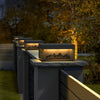 Mountain Scenery Modern Solar Fence Post Lights Li002266