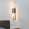 Minimalist Long Strip Aluminum Led Black Nordic Wall Lights Indoor