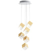 Pyrite chandelier