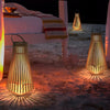 Portable Wood Led Garden Lights Ha076289