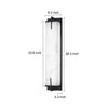 Rectangular Outdoor Sconce Lighting Ha093071