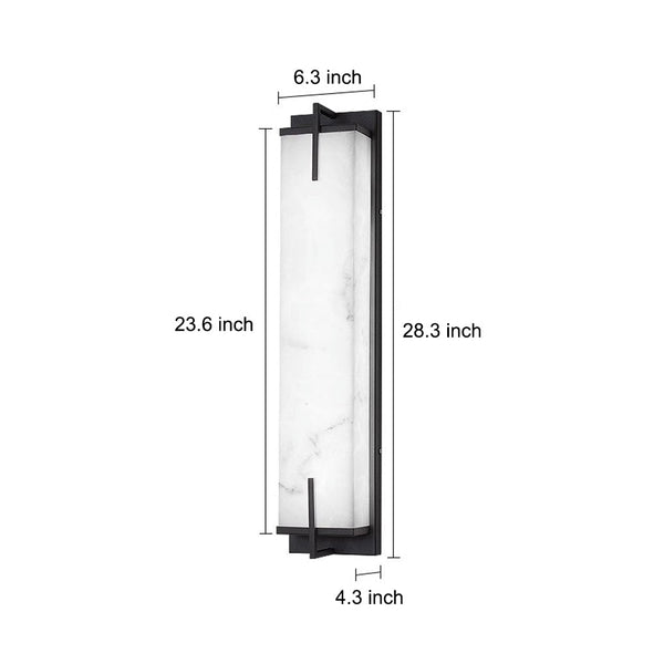 Rectangular Outdoor Sconce Lighting Ha093071