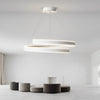 Rotating White Nordic Chandelier Ha083139