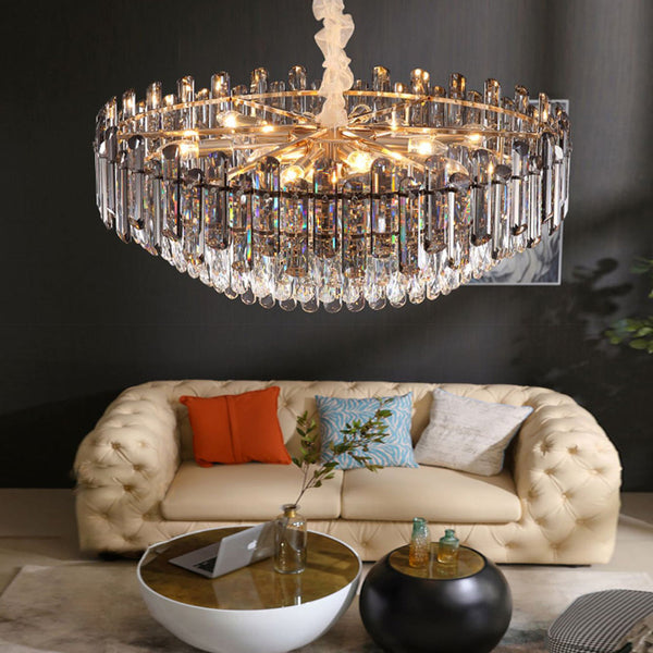 Multi Layer Crystal Modern Chandelier Ha084778