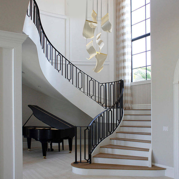 Irregular Curl Led Nordic Chandelier Ha084765