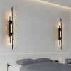 Long Strips Grille Iron Acrylic Simple Modern Led Wall Light Fixture