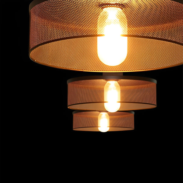 Metal Meshed Black Pendant Lights Li002288