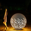 Waterproof Hollow White Outdoor Lantern Ha090540