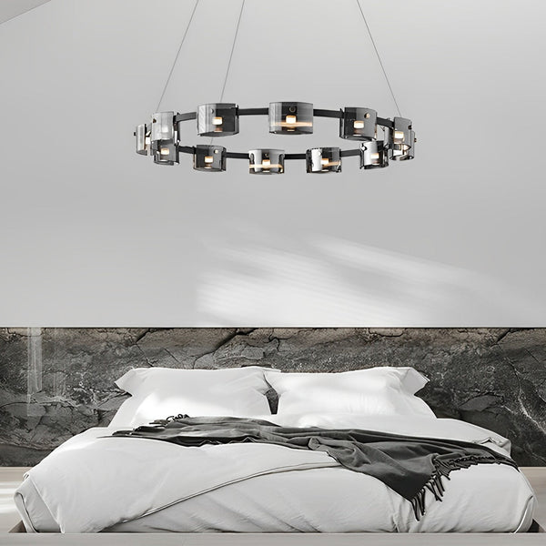 Circle Led Nordic Chandelier Ha084946