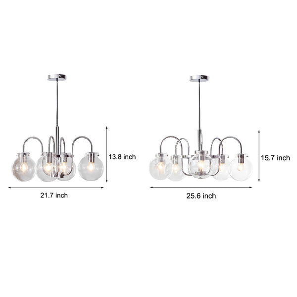 4 5 Lights Nordic Chandelier Ha097842