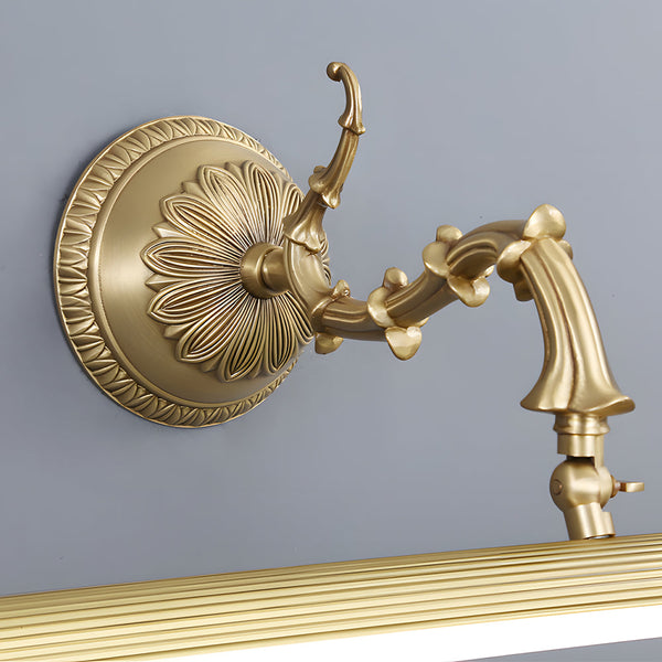 Antique Gold Rotatable Led Bathroom Vanity Light