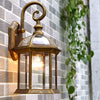 Double Layer Waterproof Glass E27 Vintage Wall Sconce Lighting Wall Lamp