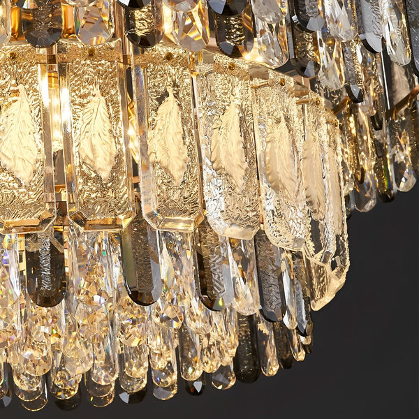 Round Crystal Postmodern Chandelier Light Ha092896