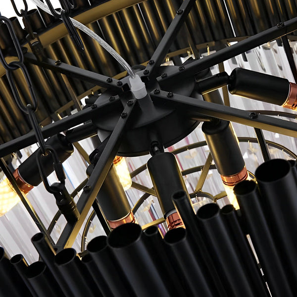 Circular Clear Modern Chandelier Ha084710