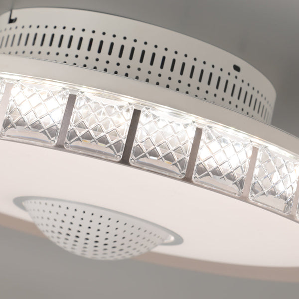 19 69 Bladeless Led Indoor Smart Ceiling Fan With Light And Remote Control