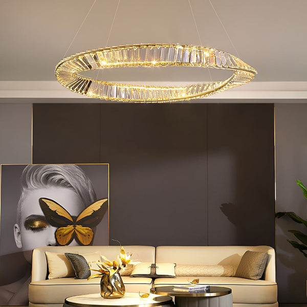 Creative Ring Modern Crystal Chandelier Li001965