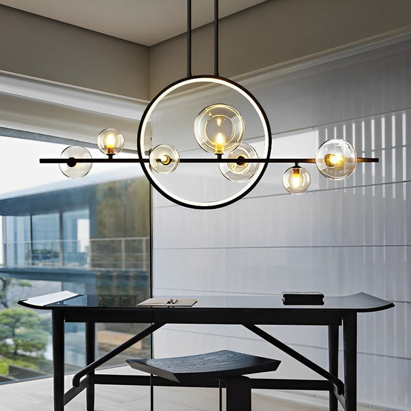 Bubbles Black Dining Room Chandeliers Ha084736