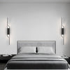 Minimalist Long Strip Aluminum Led Black Nordic Wall Lights Indoor
