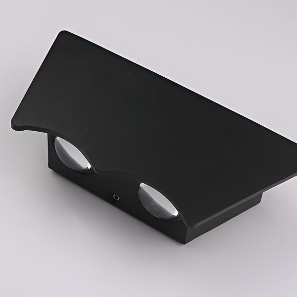 Led Up And Down Lights Waterproof Black Modern Wall Washer Light