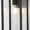 Rectangular Black Outdoor Wall Lamp Li002101