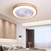 Round Ultra Thin Mute Led Bladeless Ceiling Fan