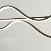 40 Sleek Wave Modern Pendant Light With Dimmable Led