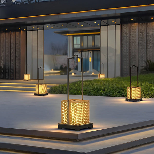Retro Portable Solar Outdoor Light Ha097663