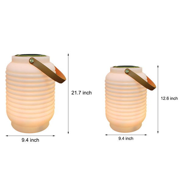 Portable Led Rgb Outdoor Sound Lantern Usb Solar
