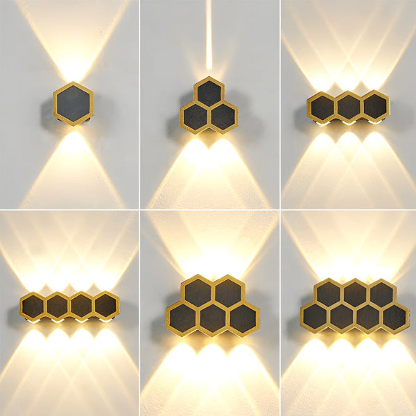 Led Up And Down Lights Waterproof Modern Wall Washer Light