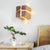 Cracked Wood Grain Design Wall Sconce Li002143