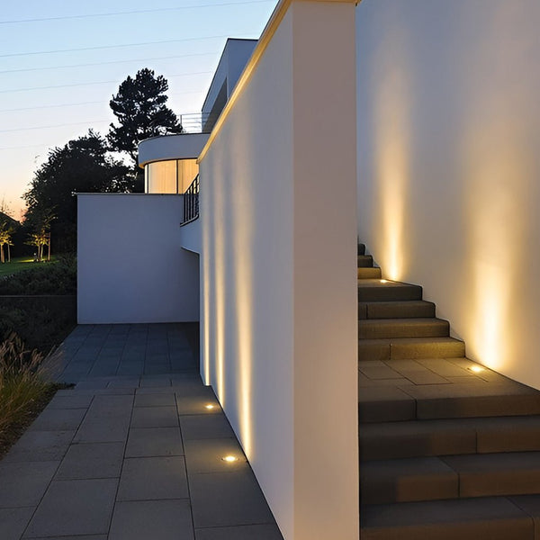 Solar Deck Stair Lights Led Outdoor Step Lights Garden Lights In Ground Lights