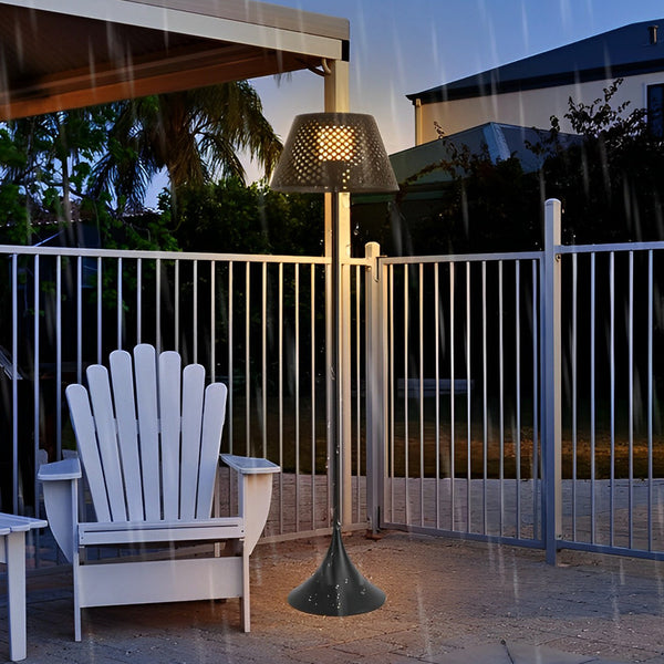 1 Light Mesh Outdoor Floor Lamp