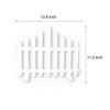 8 Pack Wave Shaped Solar Led Lighted Garden Fence For Christmas