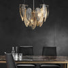 Feathers Glass Modern Chandelier Li002508