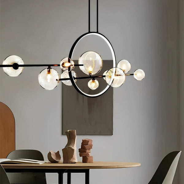 Bubbles Black Dining Room Chandeliers Ha084736