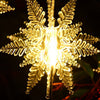 2Pcs Creative Snowflakes Decor Lawn Light Ha080966