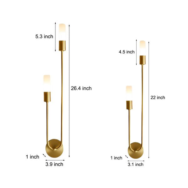 2 Lights G9 Wall Lights Ha093765